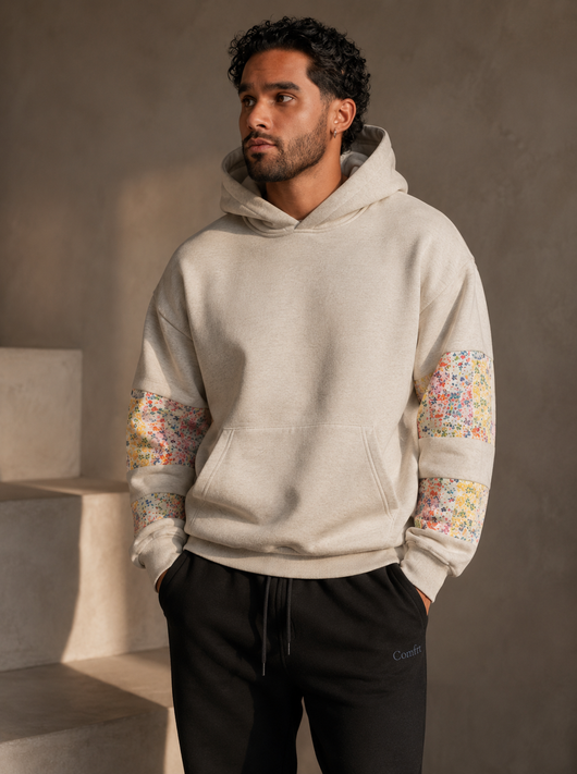 floral hoodie